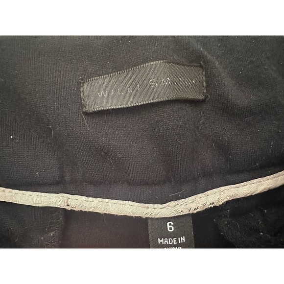 Willi Smith Black Dress Pants Size 6 - Picture 3 of 8